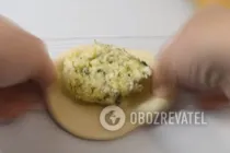 Хичини з картоплею і сиром - Крок 4 Хичини з картоплею і сиром - Крок 4