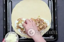 Кальцоне з шинкою і сметаною - Крок 12 Кальцоне з шинкою і сметаною - Крок 12