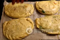 Кальцоне із сиром та шпинатом - Крок 16 Кальцоне із сиром та шпинатом - Крок 16
