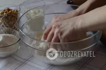 Розы с орехами - Шаг 1 Розы с орехами - Шаг 1