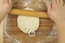 Хичіни з сиром і зеленню - Крок 6 Хичіни з сиром і зеленню - Крок 6