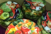 Мариновані кабачки з оцтом і олією - Крок 7 Мариновані кабачки з оцтом і олією - Крок 7