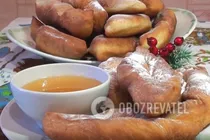 Пухкі вергуни на кефірі - Крок 9 Пухкі вергуни на кефірі - Крок 9