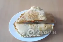 Кальцоне з ковбасою - Крок 14 Кальцоне з ковбасою - Крок 14