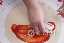 Кальцоне з грибами і куркою - Крок 5 Кальцоне з грибами і куркою - Крок 5