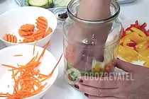 Маринованные кабачки в медовом маринаде - Шаг 3 Маринованные кабачки в медовом маринаде - Шаг 3