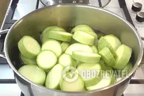 Маринованные кабачки в кисло-сладком маринаде - Шаг 3 Маринованные кабачки в кисло-сладком маринаде - Шаг 3