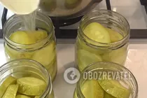 Маринованные кабачки в кисло-сладком маринаде - Шаг 6 Маринованные кабачки в кисло-сладком маринаде - Шаг 6