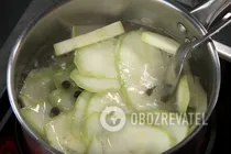 Маринованные кабачки с тимьяном и гвоздикой - Шаг 6 Маринованные кабачки с тимьяном и гвоздикой - Шаг 6