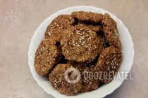 Постное печенье с изюмом - Шаг 10 Постное печенье с изюмом - Шаг 10