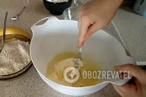 Овсяное печенье с творогом - Шаг 3 Овсяное печенье с творогом - Шаг 3