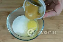Овсяное печенье на кефире с медом - Шаг 2 Овсяное печенье на кефире с медом - Шаг 2