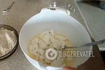Овсяное печенье с творогом - Шаг 4 Овсяное печенье с творогом - Шаг 4