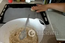 Овсяное печенье с творогом - Шаг 8 Овсяное печенье с творогом - Шаг 8