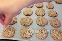 Постное печенье с изюмом - Шаг 8 Постное печенье с изюмом - Шаг 8
