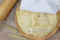 Вірменський лаваш для шаурми - Крок 8 Вірменський лаваш для шаурми - Крок 8