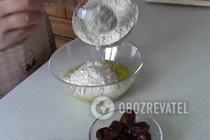Постное овсяное печенье с финиками - Шаг 3 Постное овсяное печенье с финиками - Шаг 3