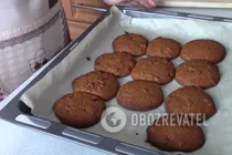 Постное овсяное печенье с финиками - Шаг 7 Постное овсяное печенье с финиками - Шаг 7