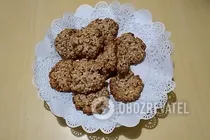 Вівсяне печиво з кунжутом - Крок 8 Вівсяне печиво з кунжутом - Крок 8