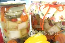 Маринованные кабачки в медовом маринаде - Шаг 10 Маринованные кабачки в медовом маринаде - Шаг 10