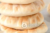 Пита на оливковом масле - Шаг 10 Пита на оливковом масле - Шаг 10