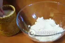 Ванильные пончики с творогом - Шаг 2 Ванильные пончики с творогом - Шаг 2