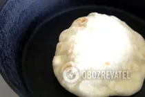 Піта на сковороді - Крок 6 Піта на сковороді - Крок 6