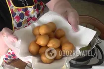 Сирні пончики без дріжджів - Крок 8 Сирні пончики без дріжджів - Крок 8