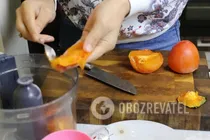 Овсяное печенье с хурмой - Шаг 3 Овсяное печенье с хурмой - Шаг 3