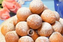 Ванильные пончики с творогом - Шаг 8 Ванильные пончики с творогом - Шаг 8