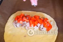 Кальцоне с курицей - Шаг 11 Кальцоне с курицей - Шаг 11