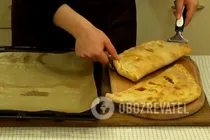 Піца "Кальцоне" - Крок 13 Піца "Кальцоне" - Крок 13