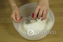 Кальцоне с баклажанами - Шаг 2 Кальцоне с баклажанами - Шаг 2