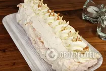 Воздушный меренговый рулет - Шаг 11 Воздушный меренговый рулет - Шаг 11