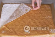 Меренговий рулет із кокосом - Крок 6 Меренговий рулет із кокосом - Крок 6