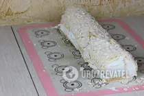 Меренговый рулет - Шаг 9 Меренговый рулет - Шаг 9