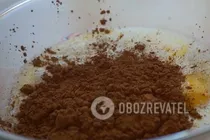 Шоколадные пончики в духовке - Шаг 2 Шоколадные пончики в духовке - Шаг 2