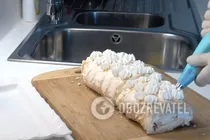 Ніжний меренговий рулет - Крок 8 Ніжний меренговий рулет - Крок 8