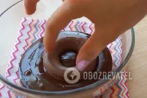 Шоколадные пончики в духовке - Шаг 8 Шоколадные пончики в духовке - Шаг 8