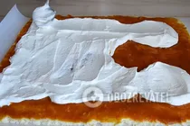 Рулет із сирним кремом - Крок 10 Рулет із сирним кремом - Крок 10