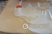 Меренговий рулет з персиками - Крок 10 Меренговий рулет з персиками - Крок 10