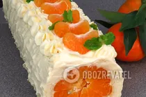 Сладкий рулет без муки - Шаг 14 Сладкий рулет без муки - Шаг 14