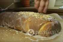 Пасхальный рулет с изюмом и орехами - Шаг 14 Пасхальный рулет с изюмом и орехами - Шаг 14