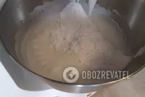 Меренговий рулет з персиками - Крок 2 Меренговий рулет з персиками - Крок 2