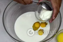 Простой ореховый рулет - Шаг 2 Простой ореховый рулет - Шаг 2