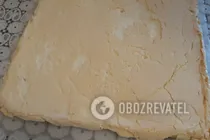 Меренговий рулет з персиками - Крок 6 Меренговий рулет з персиками - Крок 6