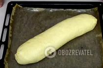 Простой ореховый рулет - Шаг 8 Простой ореховый рулет - Шаг 8