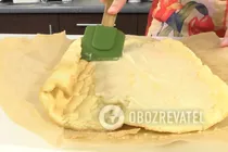 Рулет с луком и яйцами - Шаг 9 Рулет с луком и яйцами - Шаг 9
