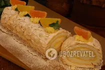 Меренговий рулет із лимонним кремом - Крок 9 Меренговий рулет із лимонним кремом - Крок 9