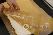 Меренговий рулет із лимонним кремом - Крок 6 Меренговий рулет із лимонним кремом - Крок 6